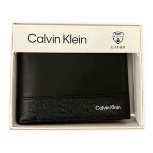 Calvin Klein Black Leather Wallet